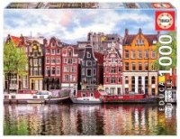 Puzzle 1000 Tańczące domy/Amsterdam - zdjęcie zabawki, gry