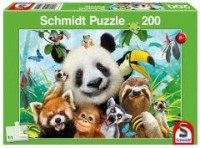 Puzzle 200 Wesołe zwierzaki G3 - zdjęcie zabawki, gry