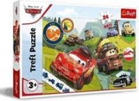 Puzzle 24 maxi Wesołe auta Cars - zdjęcie zabawki, gry