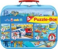 Puzzle 2x26 + 2x48 w walizce Transport - zdjęcie zabawki, gry
