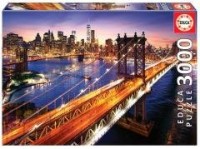 Puzzle 3000 Zachód słońca nad Manhattanem - zdjęcie zabawki, gry