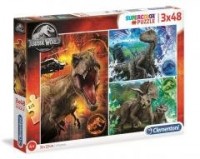 Puzzle 3x48 Super kolor Jurassic - zdjęcie zabawki, gry