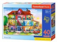 Puzzle 40 maxi - House Life CASTOR - zdjęcie zabawki, gry