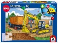 Puzzle 40 Siku Koparka + zabawka - zdjęcie zabawki, gry