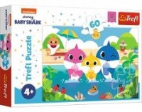 Puzzle 60 Rodzina rekinów na wakacjach - zdjęcie zabawki, gry