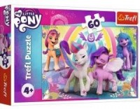 Puzzle 60 Urocze Kucyki Pony TREFL - zdjęcie zabawki, gry