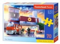 Puzzle 70 Fire station CASTOR - zdjęcie zabawki, gry