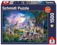 Puzzle PQ 1500 Rodzina wilków G3 - zdjęcie zabawki, gry