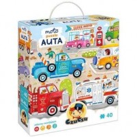 CzuCzu Moto puzzle Auta 3+ - zdjęcie zabawki, gry