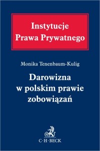 Darowizna w polskim prawie zobowiązań. - okładka książki