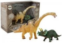 Dinozaury 2szt Brachiosaurus, Triceratops - zdjęcie zabawki, gry