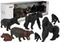 Figurki zwierząt Safari. Hipopotamy - zdjęcie zabawki, gry