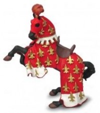 Koń czerwonego księcia Filipa - zdjęcie zabawki, gry