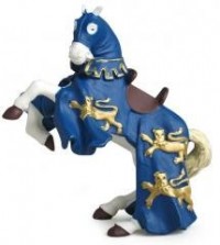 Koń niebieskiego Króla Ryszarda - zdjęcie zabawki, gry