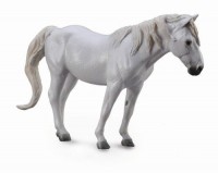 Koń rasy Camergue maści szarej - zdjęcie zabawki, gry