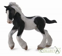 Koń rasy Tinker źrebię maści srokatej - zdjęcie zabawki, gry