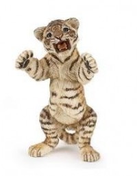 Młody tygrys stojący - zdjęcie zabawki, gry