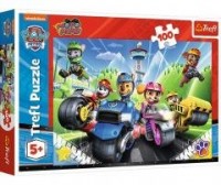 Puzzle 100 Psi Patrol na motorach - zdjęcie zabawki, gry