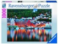 Puzzle 1000 Bergen Norwegia - zdjęcie zabawki, gry