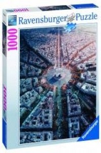 Puzzle 1000 Paryż z lotu ptaka - zdjęcie zabawki, gry
