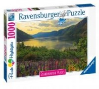 Puzzle 1000 Skandynawski krajobraz - zdjęcie zabawki, gry