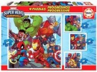 Puzzle 12+16+20+25 Marvel Super - zdjęcie zabawki, gry