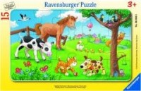 Puzzle 15 Miłosnicy słodkich zwierząt - zdjęcie zabawki, gry