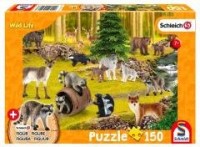 Puzzle 150 Zwierzęta w lesie + - zdjęcie zabawki, gry
