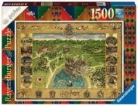 Puzzle 1500 Mapa Hogwartu - zdjęcie zabawki, gry