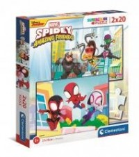 Puzzle 2x20 Super Kolor Spidey - zdjęcie zabawki, gry