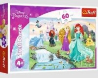 Puzzle 60 Poznaj Księżniczki TREFL - zdjęcie zabawki, gry