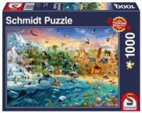 Puzzle PQ 1000 Królestwo zwierząt - zdjęcie zabawki, gry