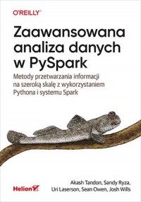 Zaawansowana analiza danych w PySpark - okładka książki