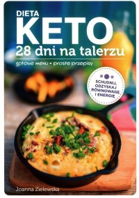 Dieta keto 28 dni na talerzu - okładka książki
