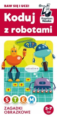 Koduj z robotami Zagadki obrazkowe - okładka książki