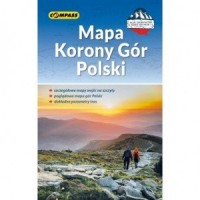 Korony Gór Polskich mapa - okładka książki