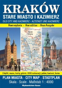 Kraków. Stare Miasto i Kazimierz. - okładka książki