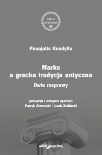 Marks a grecka tradycja antyczna. - okładka książki
