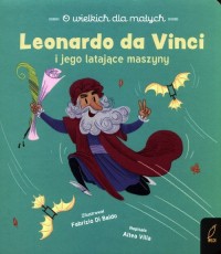O wielkich dla małych Leonardo - okładka książki