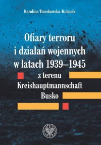 Ofiary terroru i działań wojennych - okładka książki