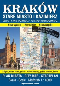 Plan miasta Kraków - Stare Miasto - okładka książki