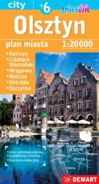Plan miasta Olsztyn +6 1:20 000 - okładka książki