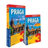 Praga 3w1: przewodnik + atlas + - okładka książki
