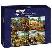 Puzzle 1000 Cztery pory roku, Brueghel - zdjęcie zabawki, gry