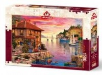 Puzzle 1500 Port śródziemnomorski - zdjęcie zabawki, gry