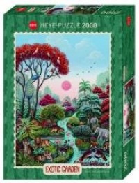 Puzzle 2000 Egzotyczny ogród - zdjęcie zabawki, gry