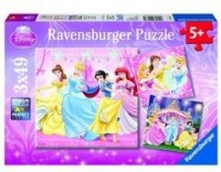 Puzzle 3x49 Królewna Śnieżka - zdjęcie zabawki, gry