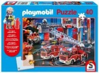 Puzzle 40 Playmobil Straż pożarna - zdjęcie zabawki, gry