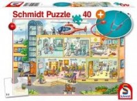 Puzzle 40 Szpital dziecięcy + stetoskop - zdjęcie zabawki, gry