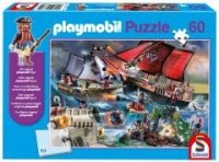 Puzzle 60 Playmobil Piraci + figurka - zdjęcie zabawki, gry